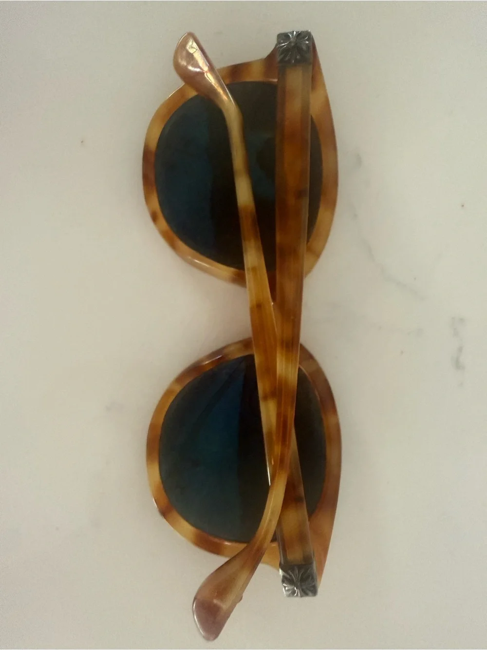 CHROME HEARTS - Round Tortoiseshell Unisex Sunglasses - Brown Lenses